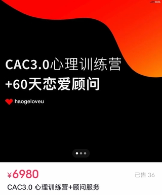 昊哥《CAC 3.0 心理训练营》（网盘分享）插图