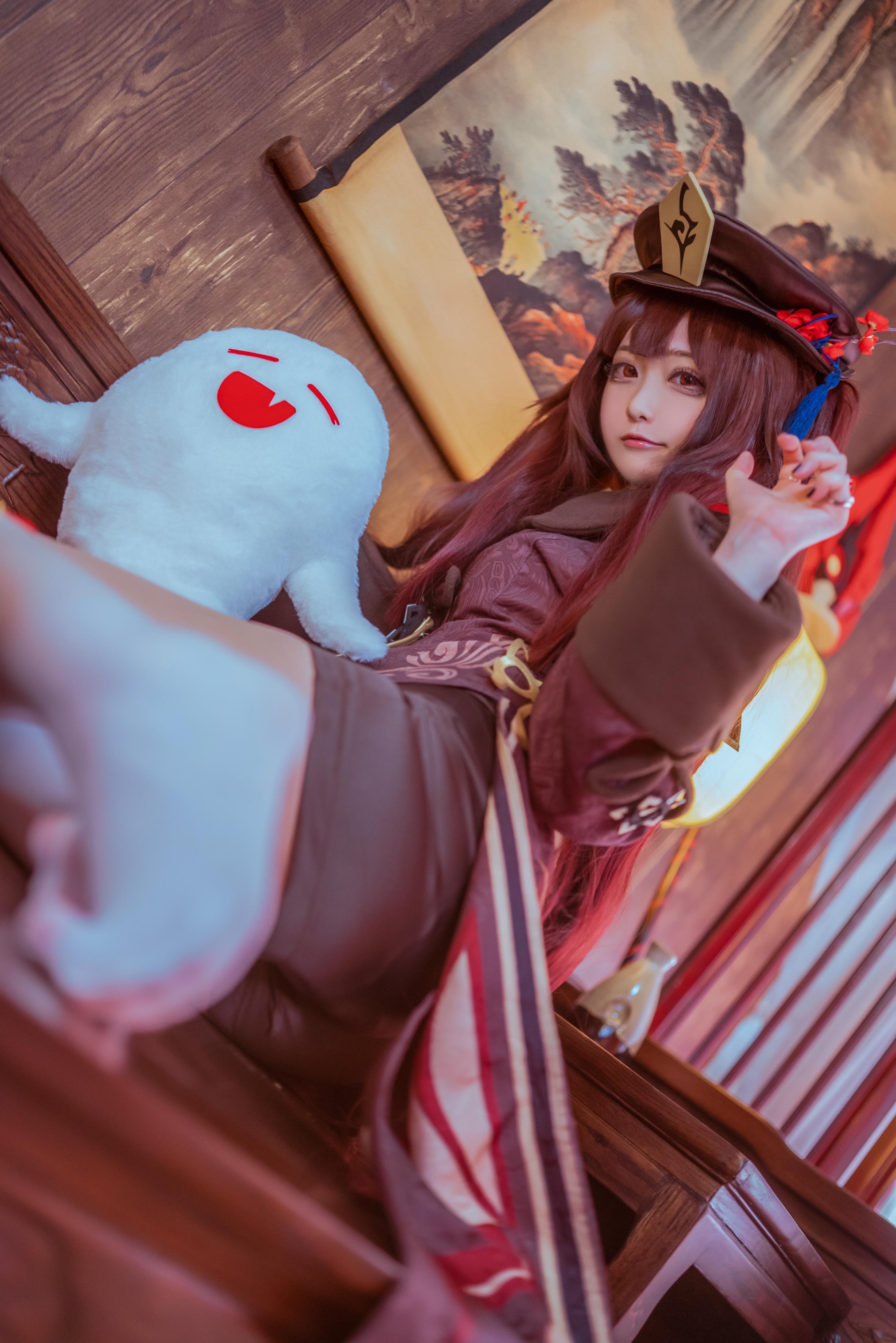 Sayako(さやこ)原神-胡桃COSPLAY图欣赏插图7