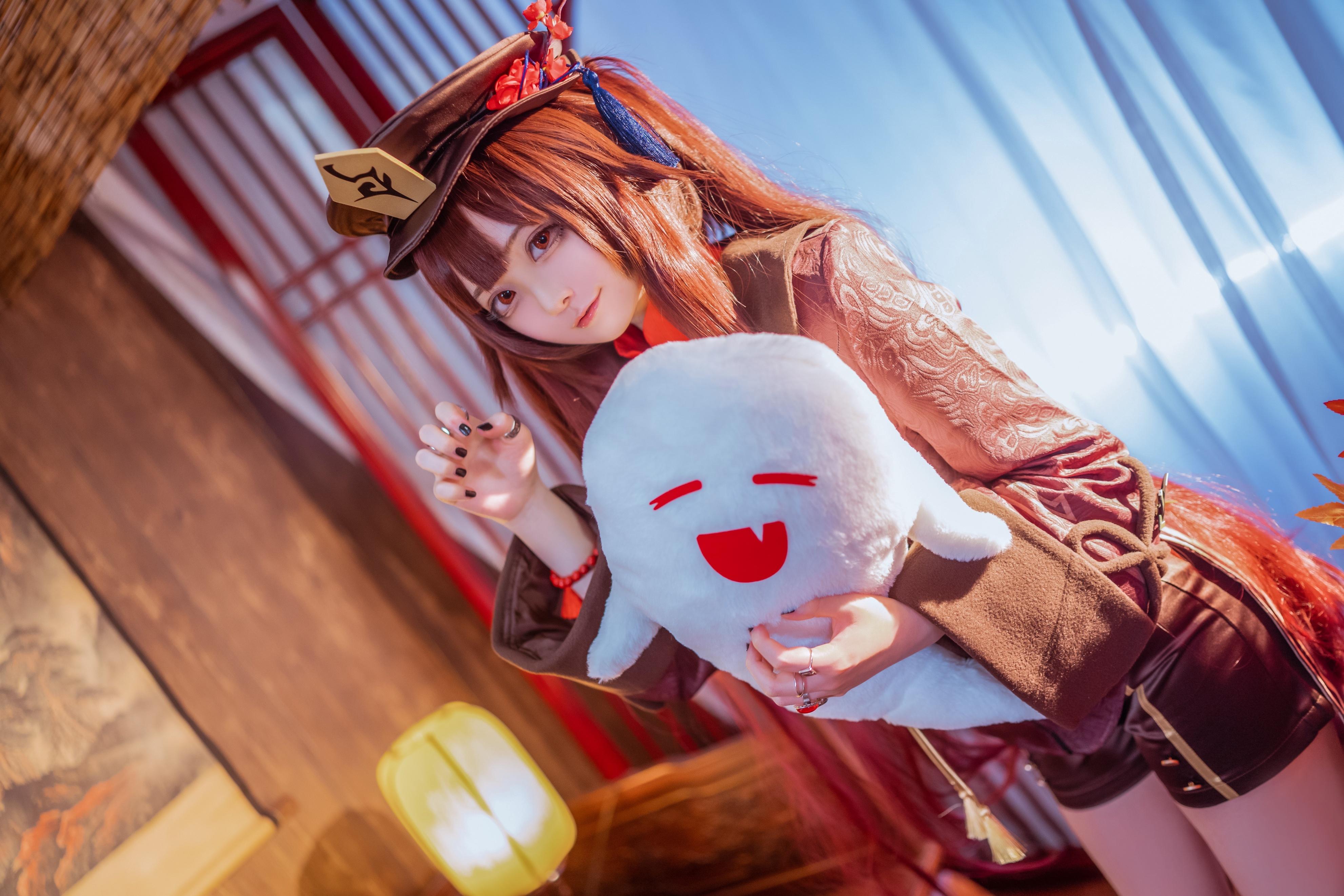 Sayako(さやこ)原神-胡桃COSPLAY图欣赏插图2