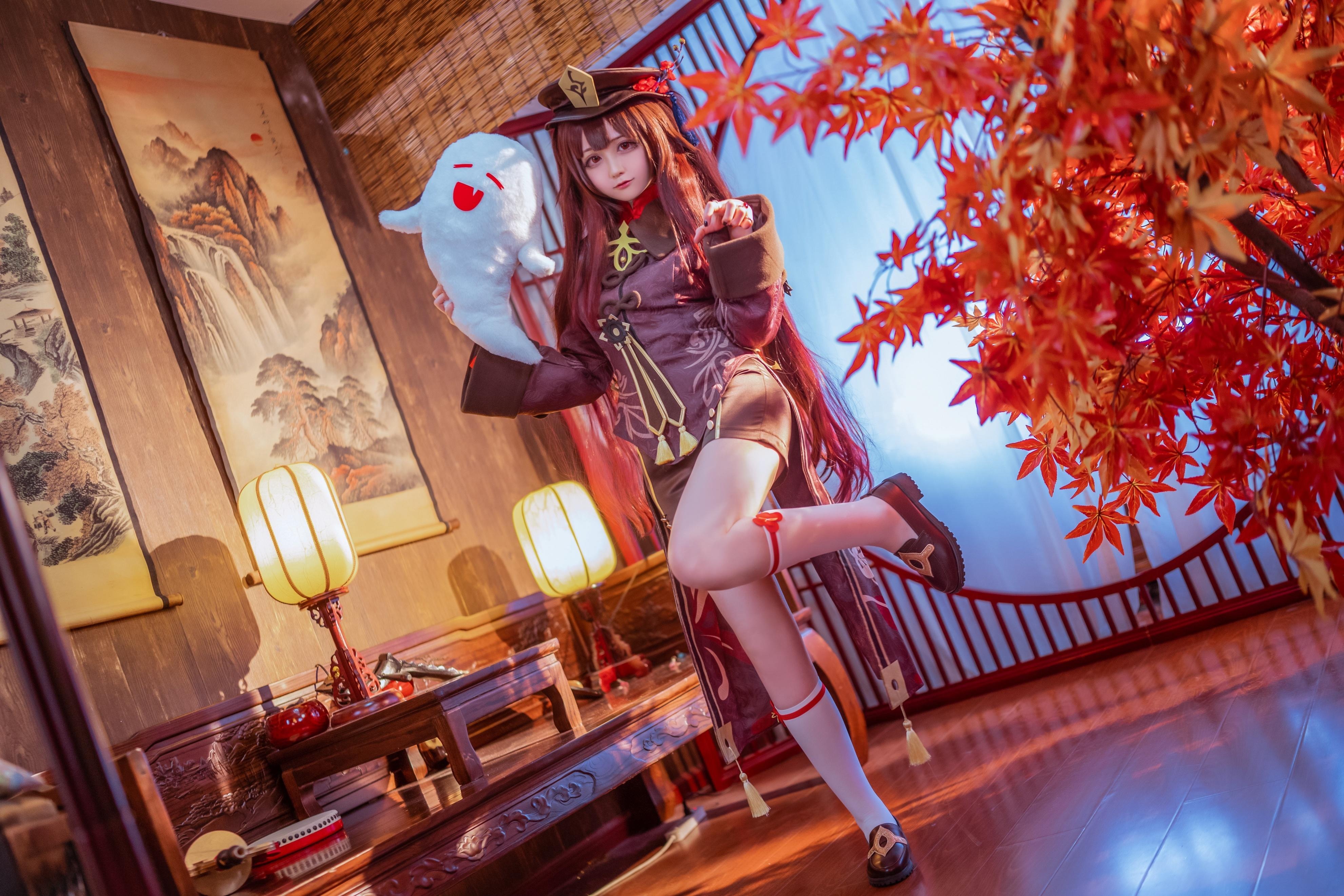 Sayako(さやこ)原神-胡桃COSPLAY图欣赏插图