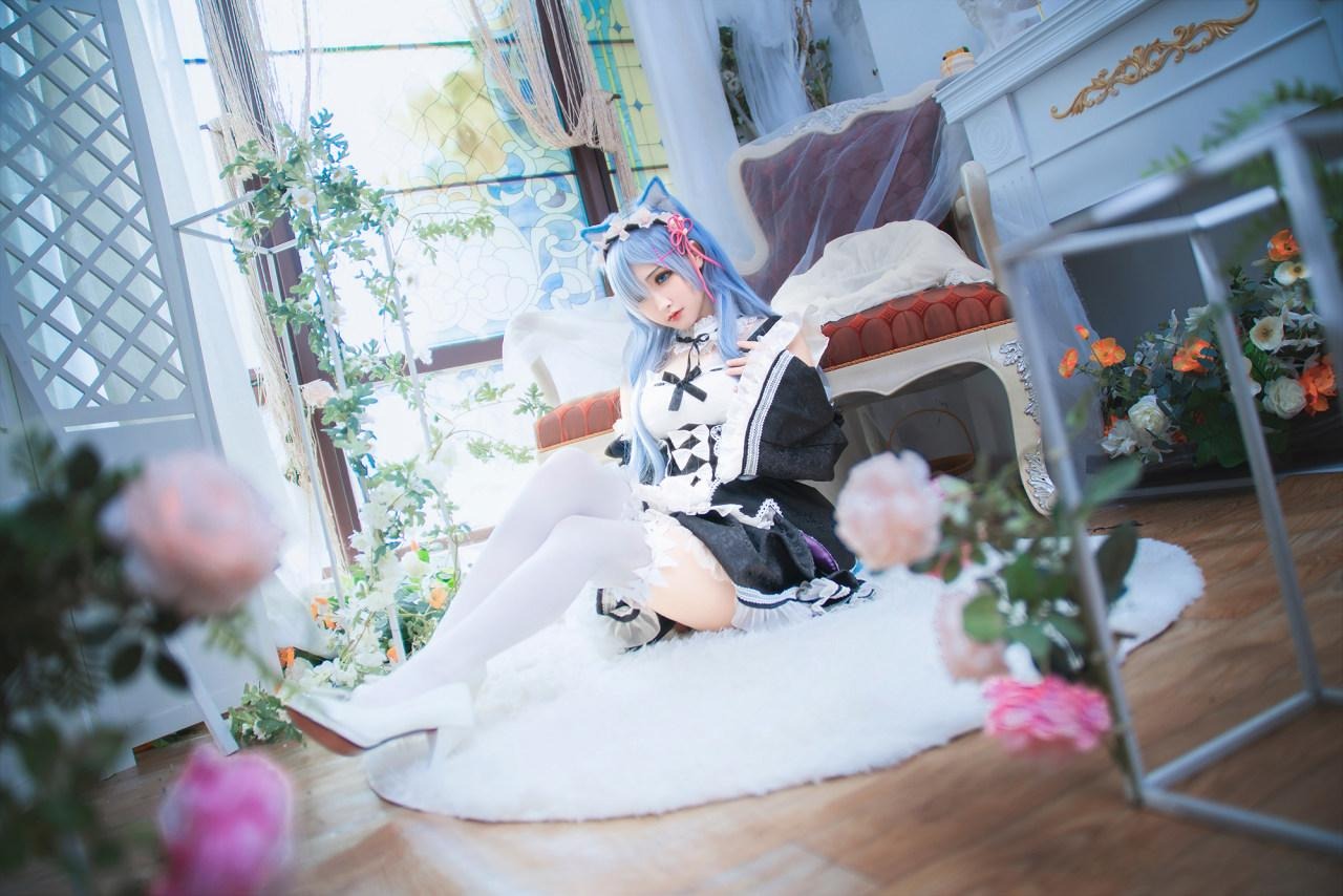 《Re:从零开始的异世界生活》蕾姆cosplay（CN：叽哥威武八七）插图