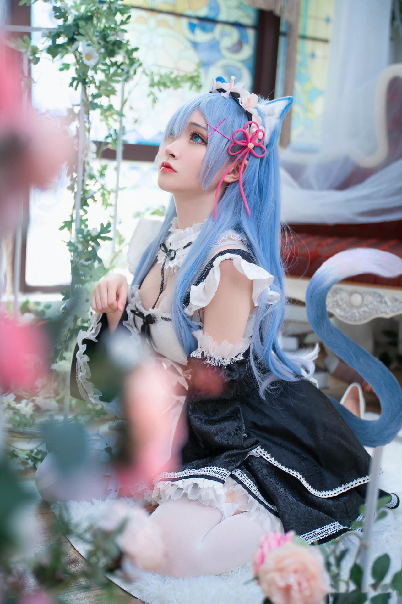 《Re:从零开始的异世界生活》蕾姆cosplay（CN：叽哥威武八七）插图4