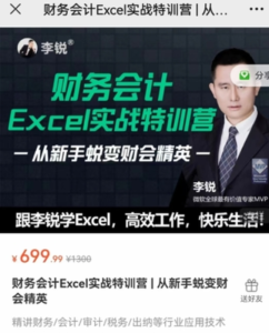 财务会计Excel实战特训营 | 从新手蜕变财会精英百度网盘插图