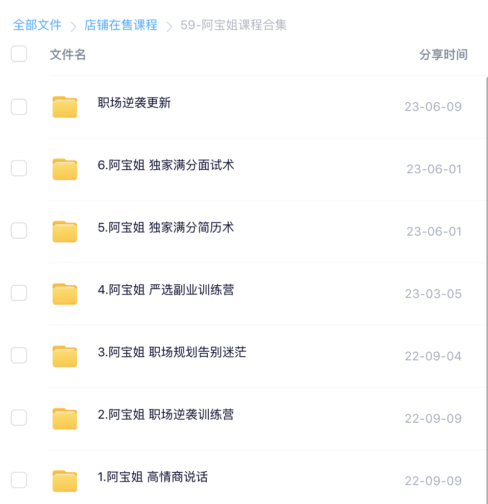 阿宝姐6套课程百度网盘分享插图1