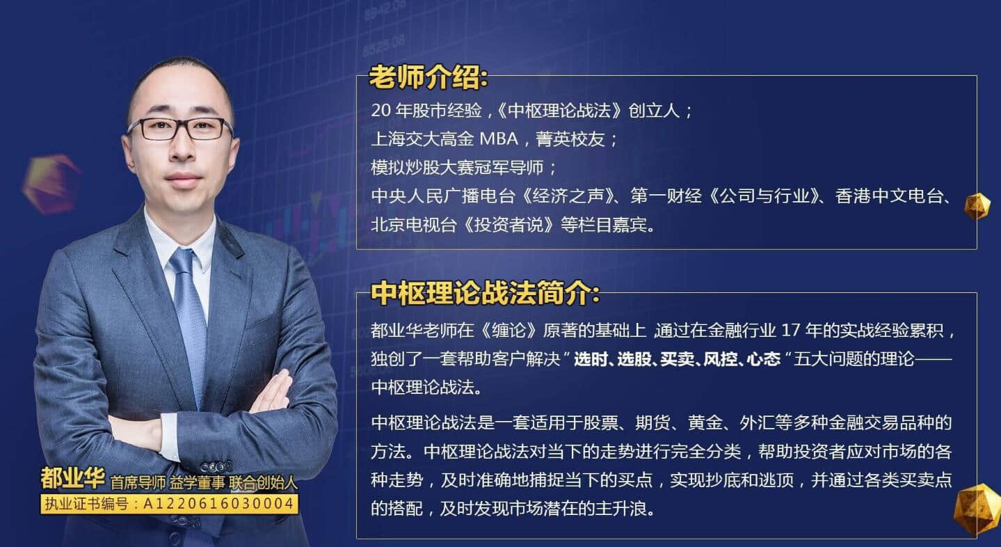 【都业华】都业华财富锦囊《中枢理论战法》2024年中枢新系统课 视频+文档插图