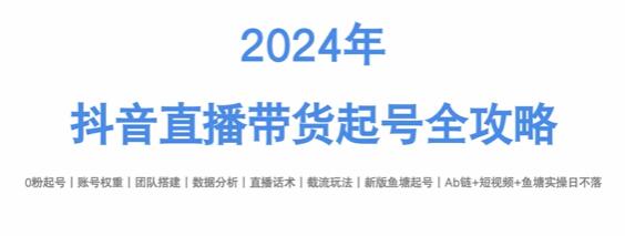 《抖音直播带货起号全攻略》打造高转化直播插图