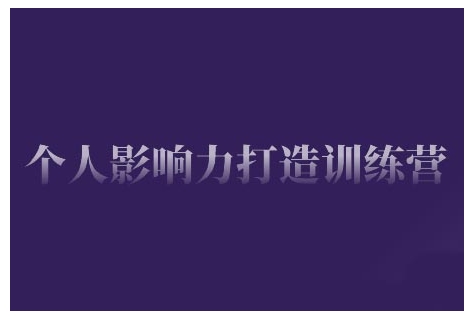 个人影响力打造训练营，掌握公域引流、私域运营、产品定位等核心技能插图